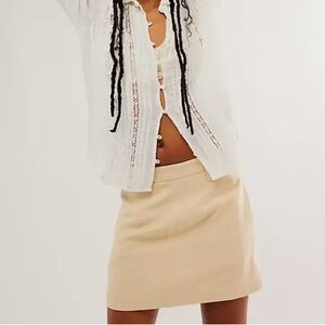 Free People Can’t Blame Me Mini Skirt Size 4 NWOT